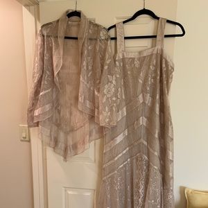 Lace Dress with Jacket